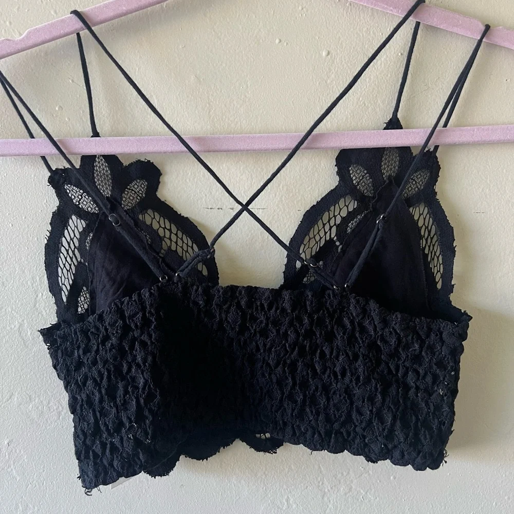 Free People‎ Adella Black Bralettesmall